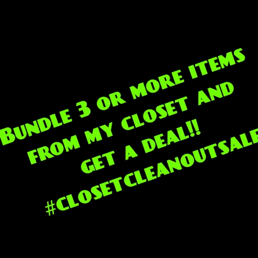 CLOSET CLEANOUT